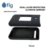 Fig Core Liquid Silicone Case - Black