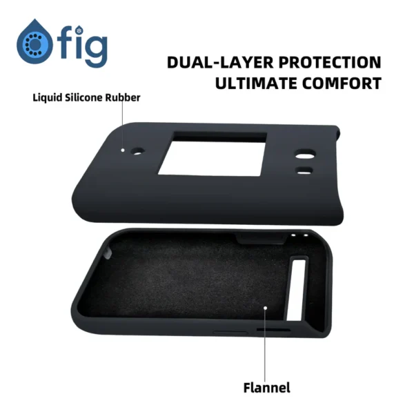 Fig Core Liquid Silicone Case - Black
