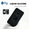 Fig Flip II Liquid Silicone Case - Black