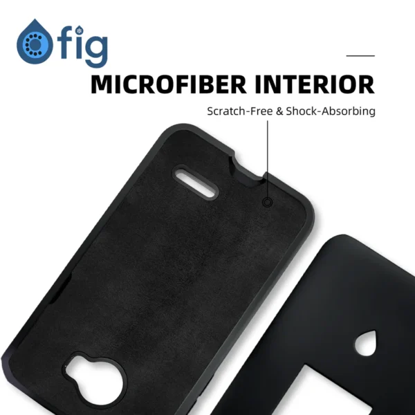 Fig Flip II Liquid Silicone Case - Black